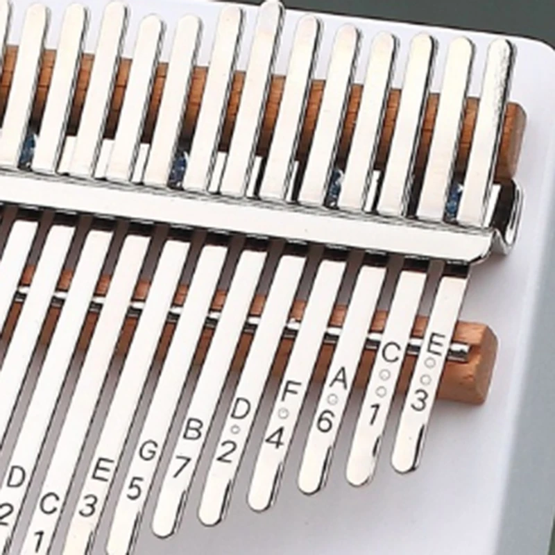 

Kalimba 17 Keys Thumb Pianos Portable Musical Instrument Gifts for Kids Adult Beginners (White)