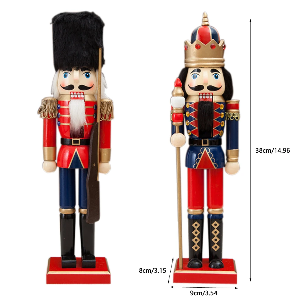 Рождественское украшение деревянный Щелкунчик солдат подарок классика ручная