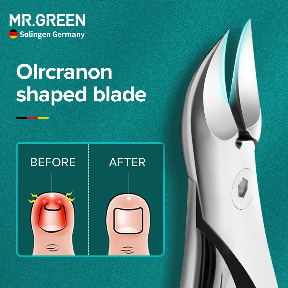 Машинка для стрижки ногтей MR.GREEN инструмент из нержавеющей стали педикюра