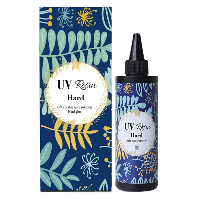 

250g UV Resin Glue Quick Drying UV Gel Curing Hard State DIY Jewelry Handicraft Decoration Production Accessories Glue