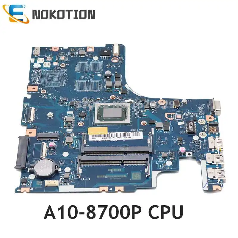 

Материнская плата NOKOTION для ноутбука Lenovo IdeaPad серии 500-15yc5b20j76079 AAWZA ZB LA-C285P CPU DDR3