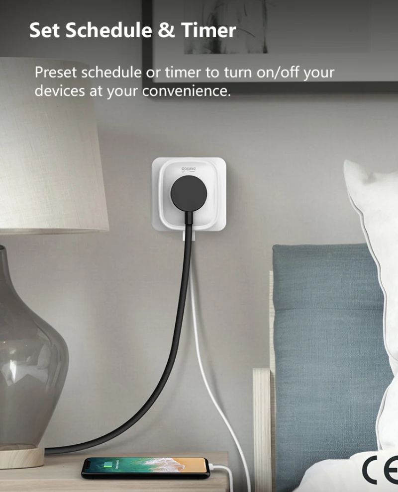 Умная розетка Gosund с Wi-Fi и двумя USB-портами | Строительство ремонт