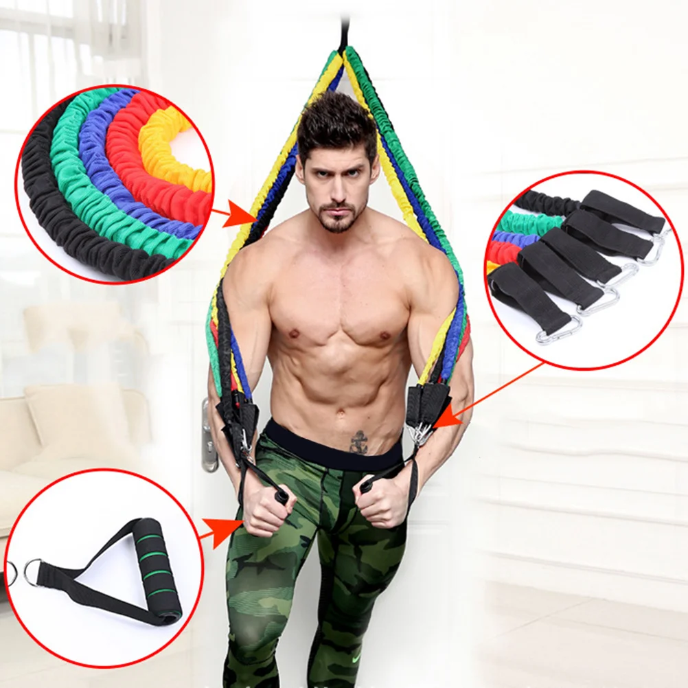 

11pcs Resistance Bands Latex Pilates Yoga Fitness Strength Tubes Rope