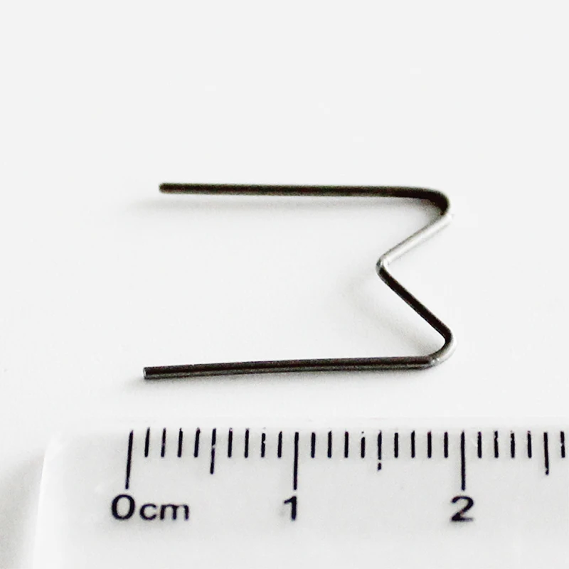 

100pcs 0.8mm Stainless Steel M Shape Hot Staples Car Bumper Repair Tool
