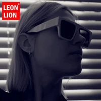 leonlion 2021 oversized sunglasses for women luxury brand eyewear shades for men gafas de sol hombre vintage square glasses