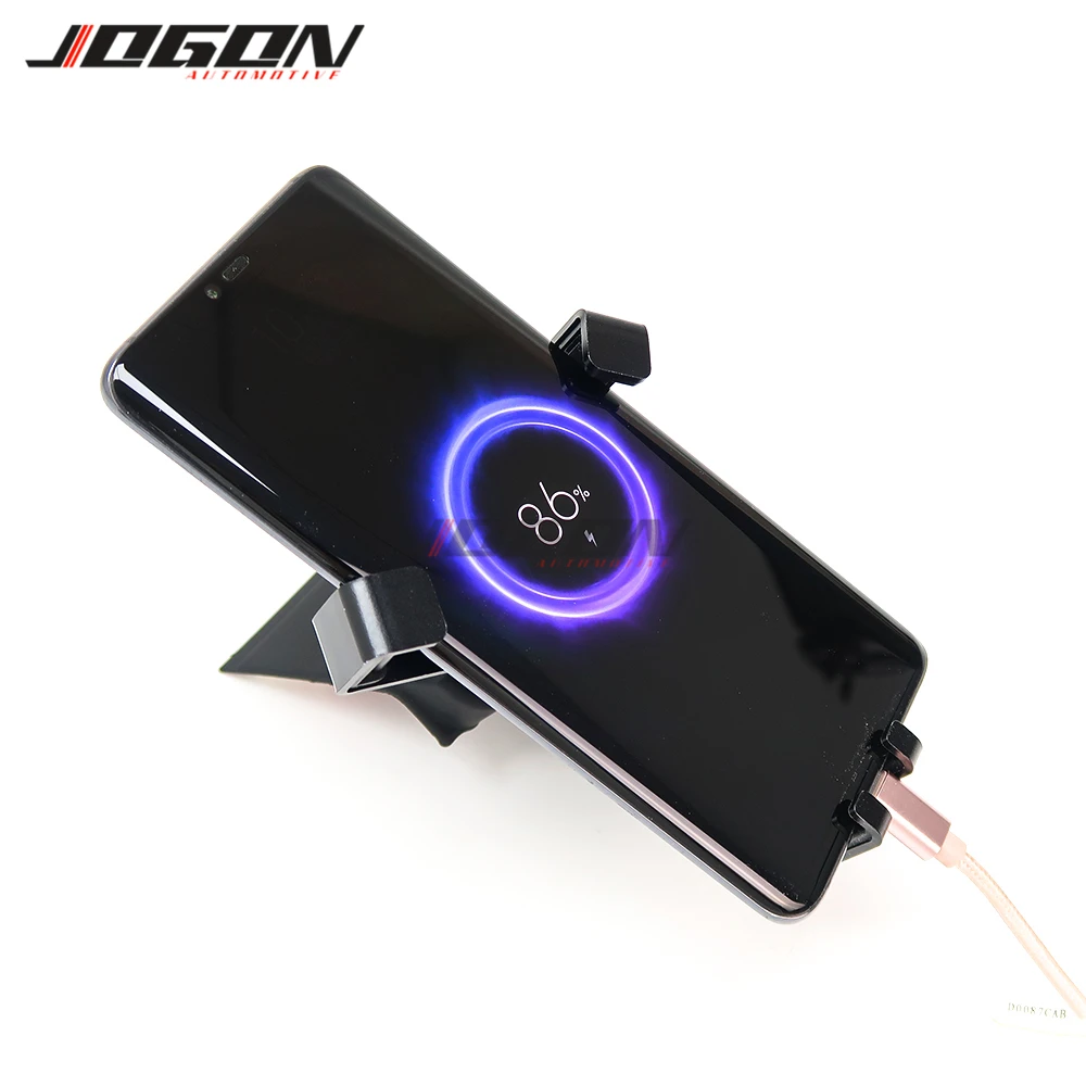 RHD Carbon Fiber Look Dashboard Air Vent Gravity Mobile Phone Holder Mount Stand Clip For Toyota Alphard / Vellfire | Автомобили и