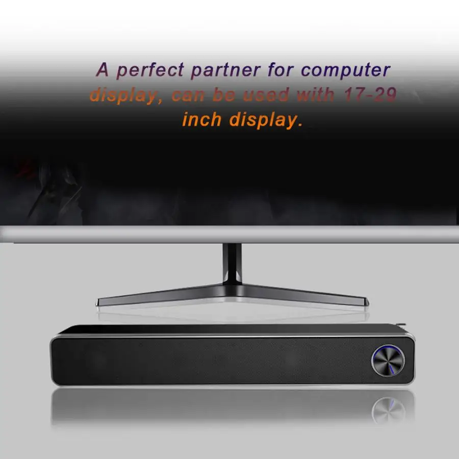 ADA Проводная мощная компьютерная колонка стерео сабвуфер басовая объемный звук