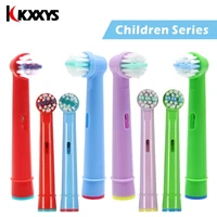 46pcs replacement kids children tooth brush heads for oral b eb 10a electric toothbrush fit advance powerpro healthtriumph