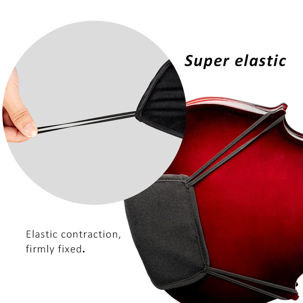 Защитная накладка для подбородка скрипки мягкая хлопковая Накладка 1/10 1/8 1/4 1/2 3/4