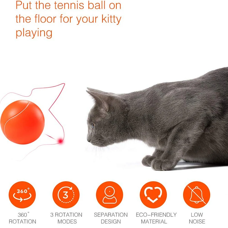 Мезнуг лазерный кот игрушки интерактивный автоматический 360 градусов