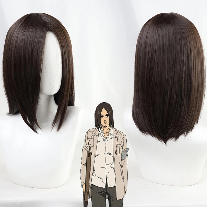 Парик для косплея Эрена джейгера из аниме атака на Титанов |