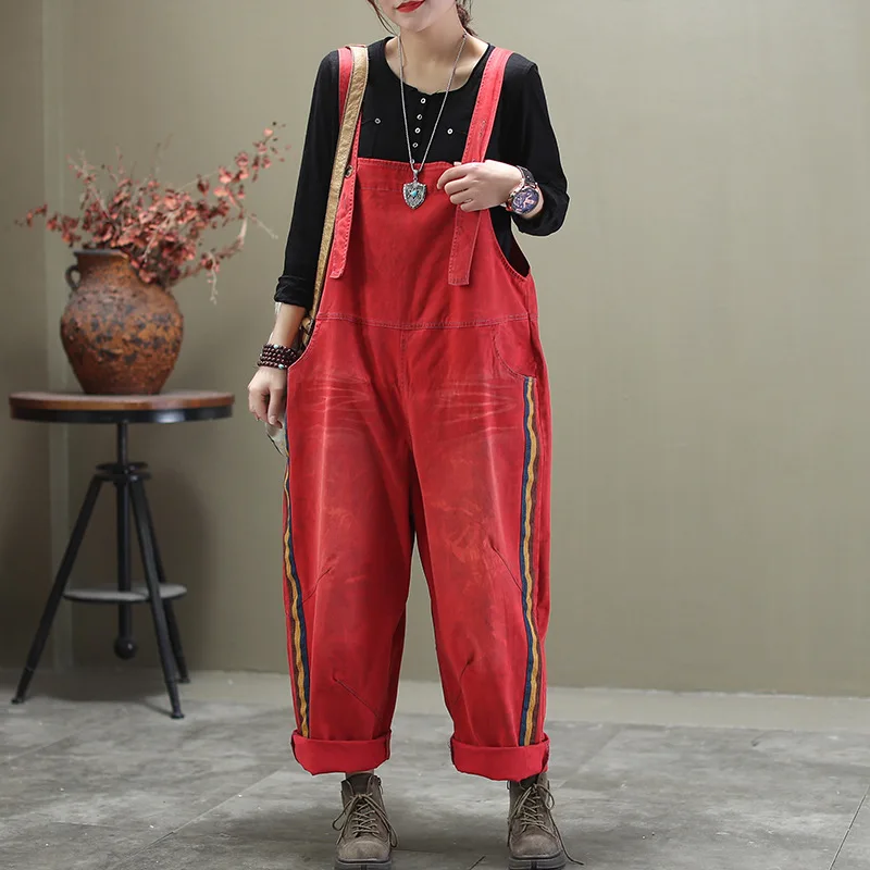 Женские джинсовые комбинезоны FairyNatural новинка 2020 Демисезонные женские