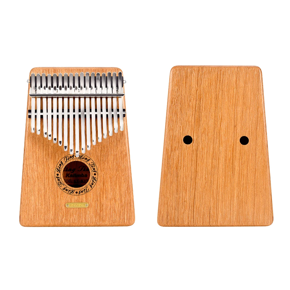 LINGTING K17G 17-клавишное портативное пальцевое пианино Kalimba Mbira G Tonality сандаловое