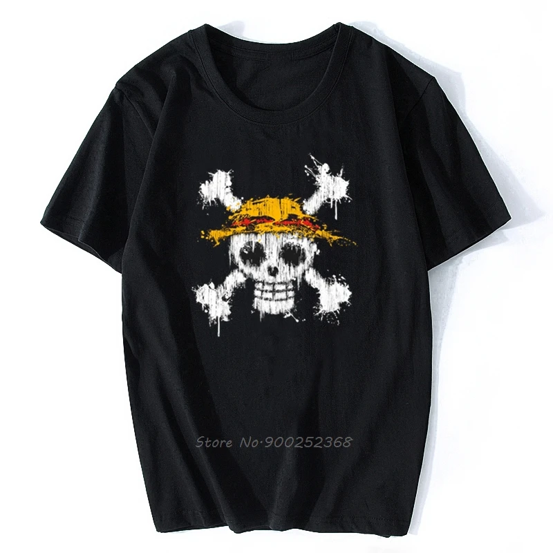 

New Skull T Shirt Fitness Men Cotton T-shirt Hip Hop Tees Harajuku Streetwear Anime