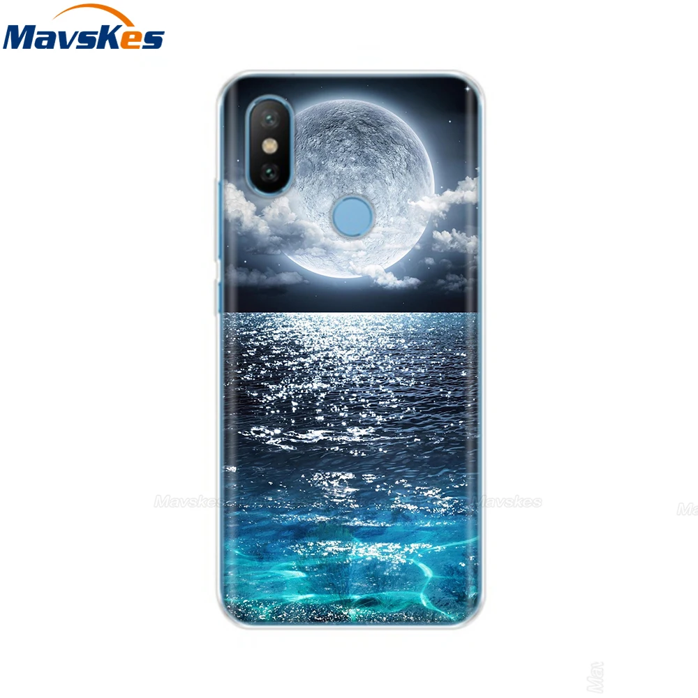 Силиконовый чехол для телефона для Xiaomi mi A2 Lite, чехол с рисунком, мягкая задняя крышка из ТПУ, чехол для телефона для Xiomi mi A2 mi A2 LITE, бампер - Цвет: 39