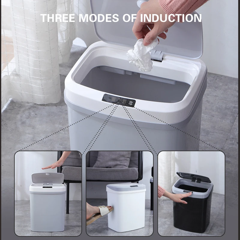 Мусорная корзина с инфракрасным датчиком движения умный автоматический
