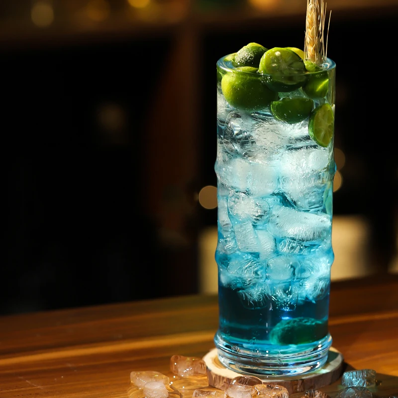 Креативный стеклянный бокал без свинца стеклянная посуда для бара воды сока пива