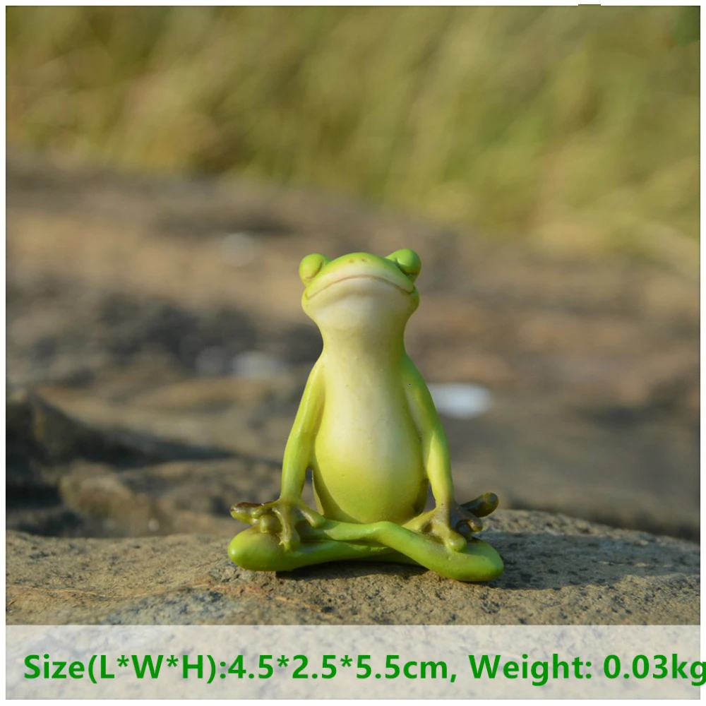 Креативная коллекция животное лягушка искусство миниатюрный ландшафт
