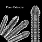 Презервативы многоразовые для увеличения пениса, интимная игрушка для взрослых, массажер для клитора с шипами и временной задержкой