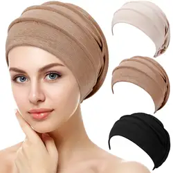 2022 Fashion New Satin Sleep Cap For Long Braids Hair Silk Bonnet Soft Elastic Band Loose Caps Bonnets Women Dreadlocks mens winter hat skullies