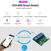 wifi switch smart garage door opener controller timer switch voice control with alexa google home ewelink app remote control