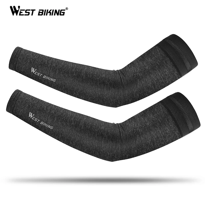 WEST BIKING, велосипедный рукав для бега, велосипедный рукав, УФ защита, манжета, покрытие для велосипеда, спортивные гетры для рук, крутые мужские и женские велосипедные рукава