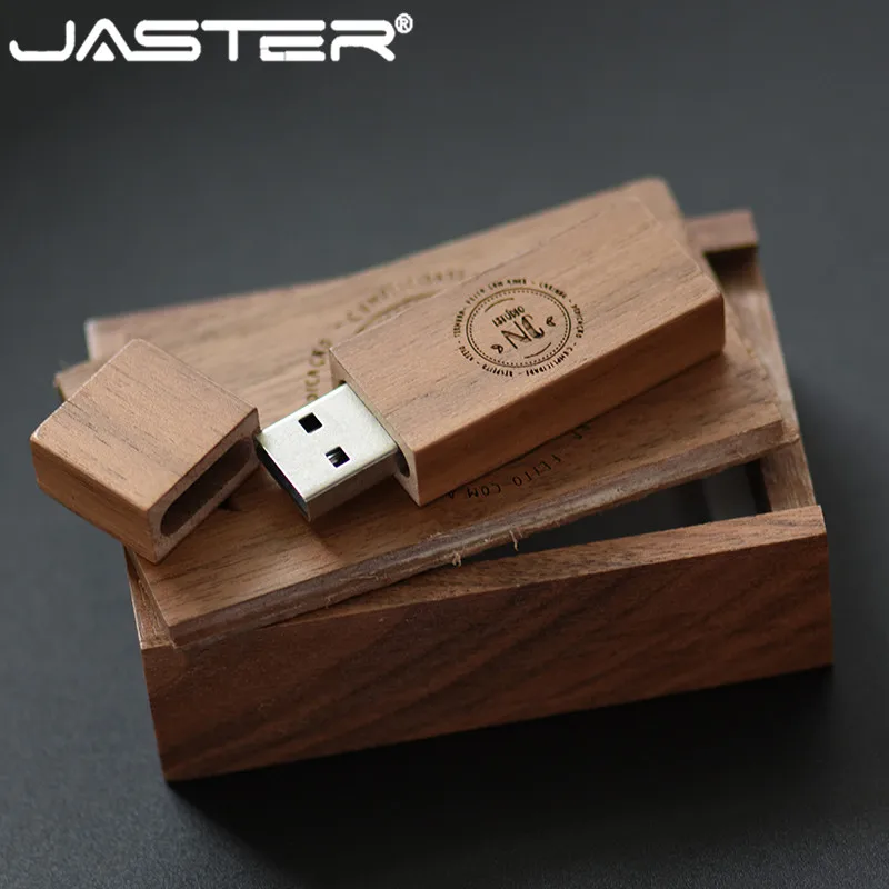 Флэш накопитель usb в деревянной коробке 4 ГБ 8 16 32 64 ГБ|USB флэш-накопители| |