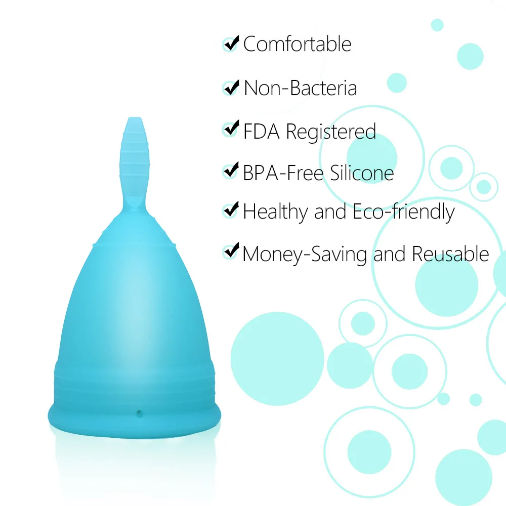 Многоразовый коллектор Менструальный медицинский период Чашка мягкая