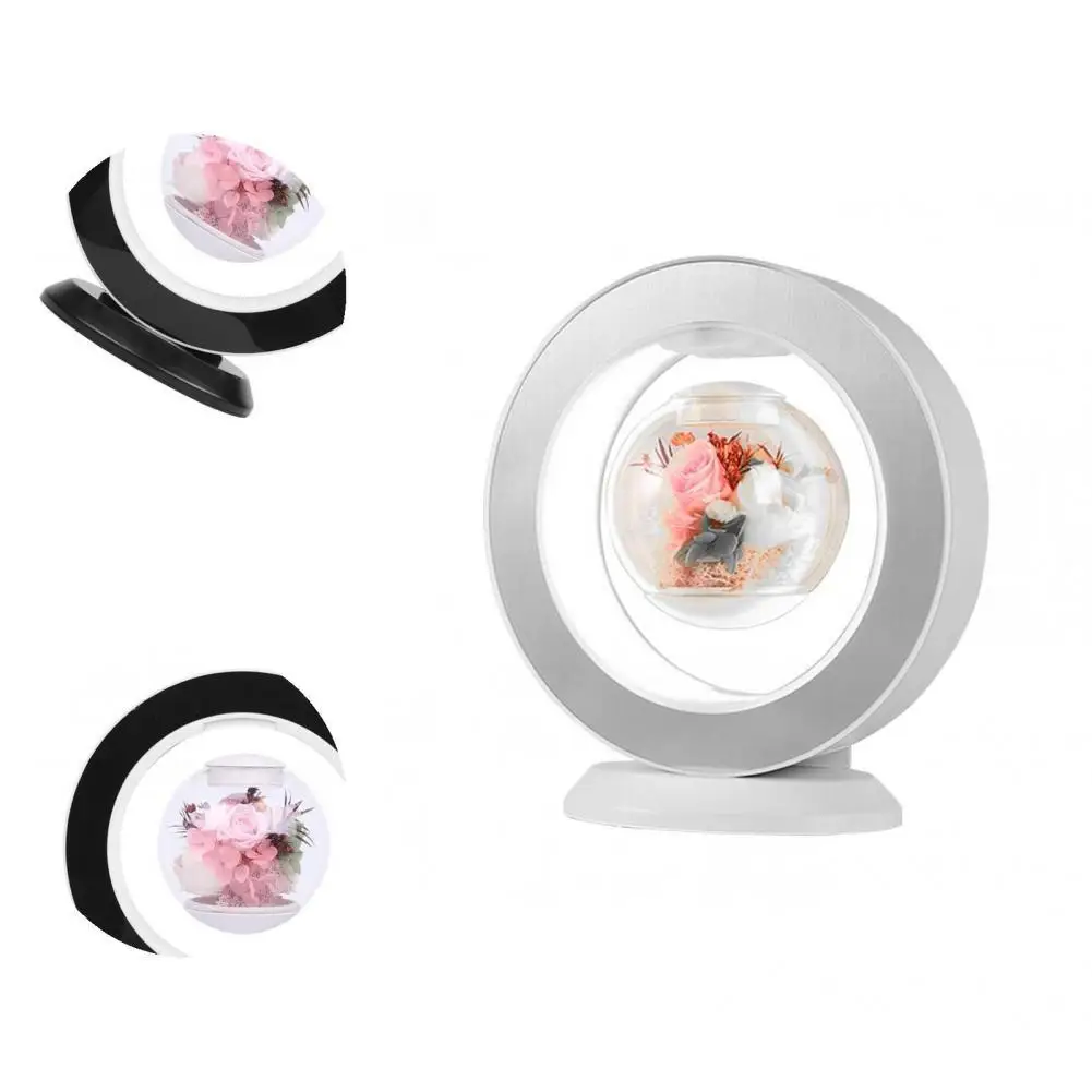 

Press Control Novelty Ball LED Magnetic Levitation Flower Globe Birthday Gifts