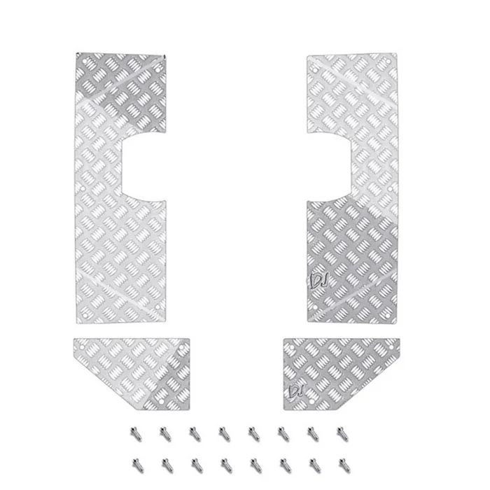 

for WPL C14 Metal Rear Trunk Decorative Board Anti-Slip Skid Plate 1/16 RC Car Upgrade Parts Accessories