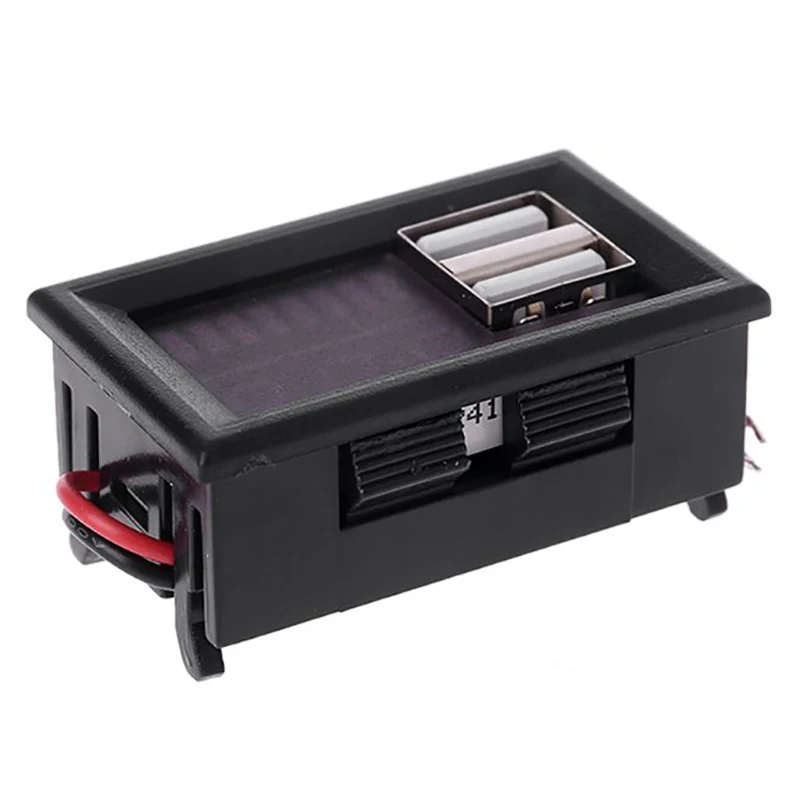 12V Цифровой вольтметр напряжение батарея Панель метр для автомобиля мотоцикла USB