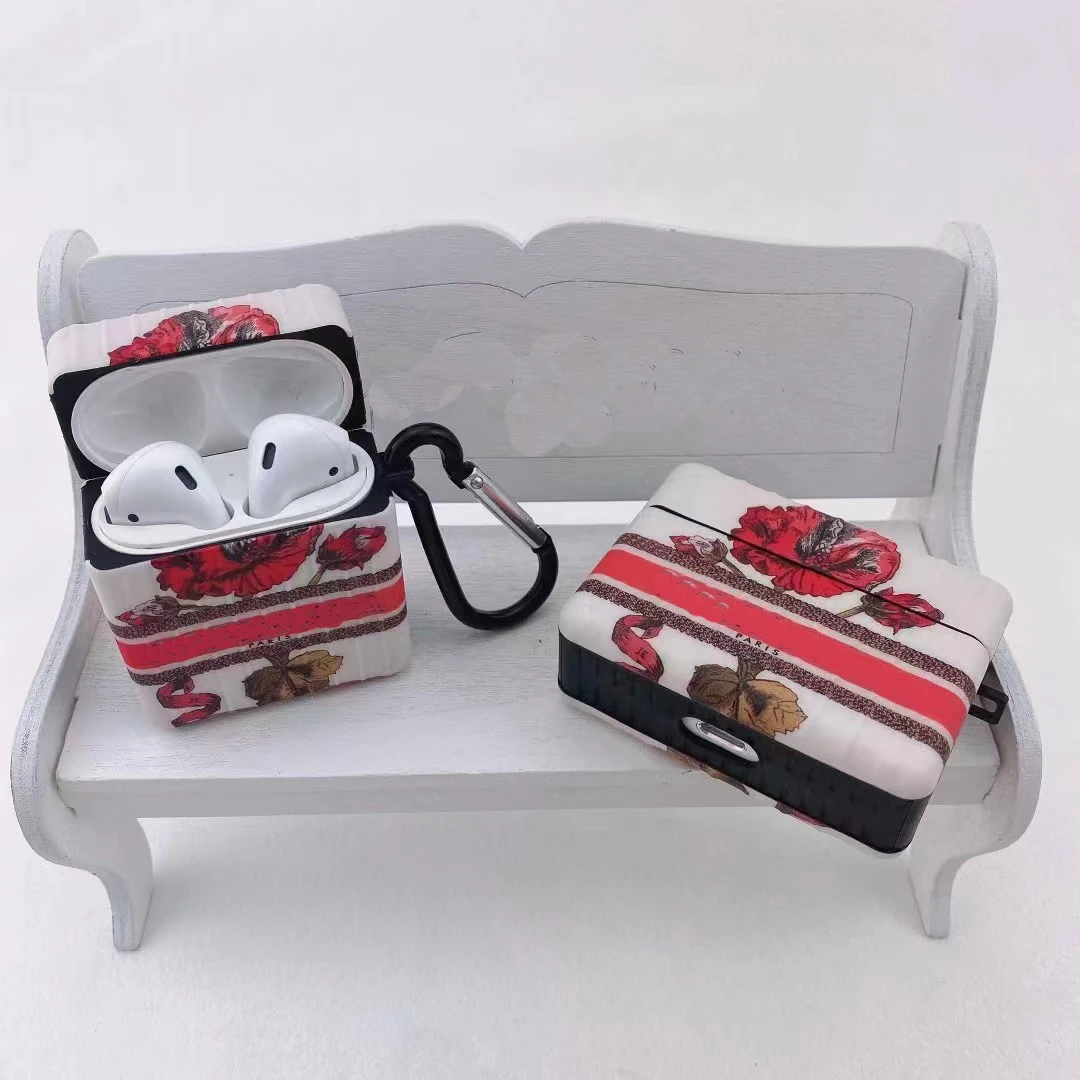 

D04A Luxury Classic Plaid For Airpods Pro 2 Case Crossbody Designer Earphone Bag Protecion For Air Pods Earpod Cover