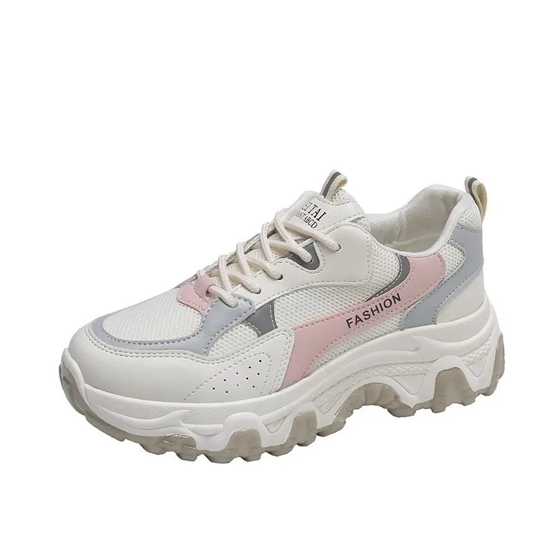 

2021 spring and autumn new Torre shoes breathable ins sneakers women's shoes platform sneakers female shoes platform shoes