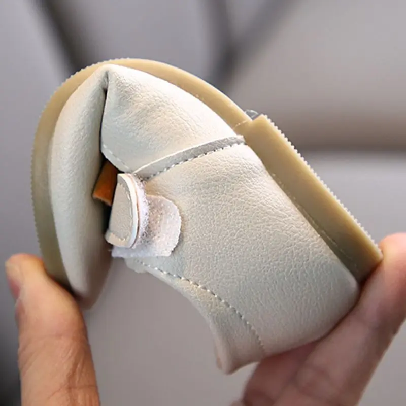 

Girls Leather Shoes Spring Autumn Bowknot Flats Soft Sole Baby Girl Shoes Leisure Children Shoes Princess