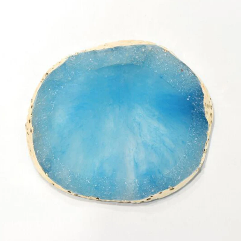 1 шт. полимерный лак для ногтей гелевая палитра золотой край смешивающая доска