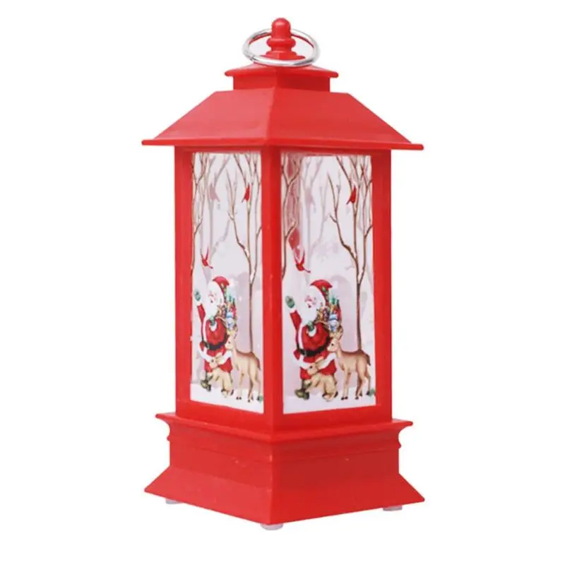 Рождественский ветровой светильник светодиодный ночник ручной работы ретро