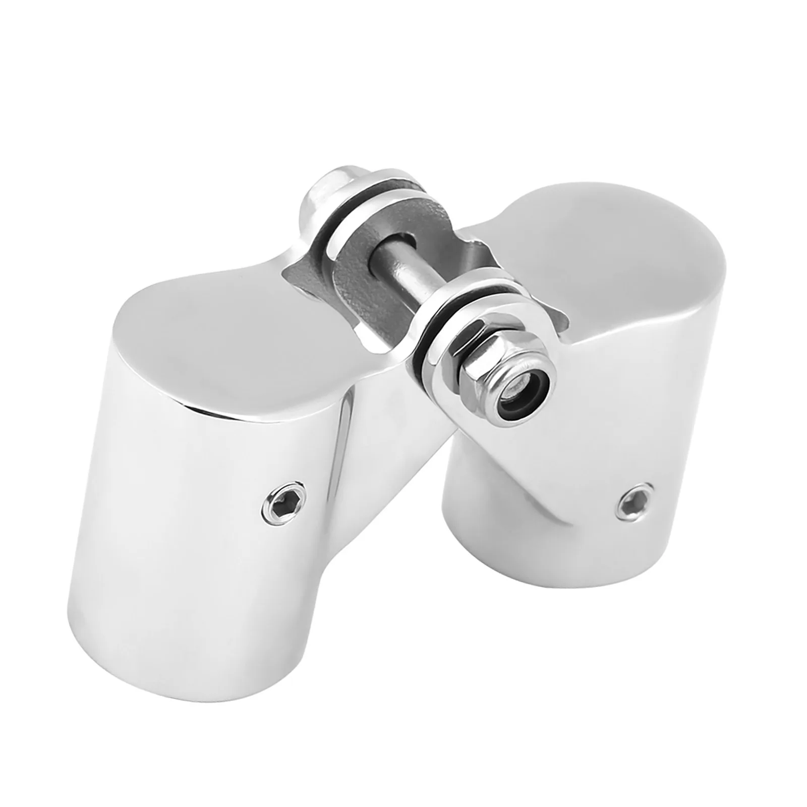 

Marine Yacht Foldable Rotating Ship Rail Pipe Fitting 22mm With Connecting Pin 316 Stainless Steel Boat Pipe Fitting
