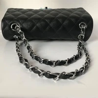 womens bag black bag luxury silver gold chain designer elegant vintage shoulder bag office shoulder bag