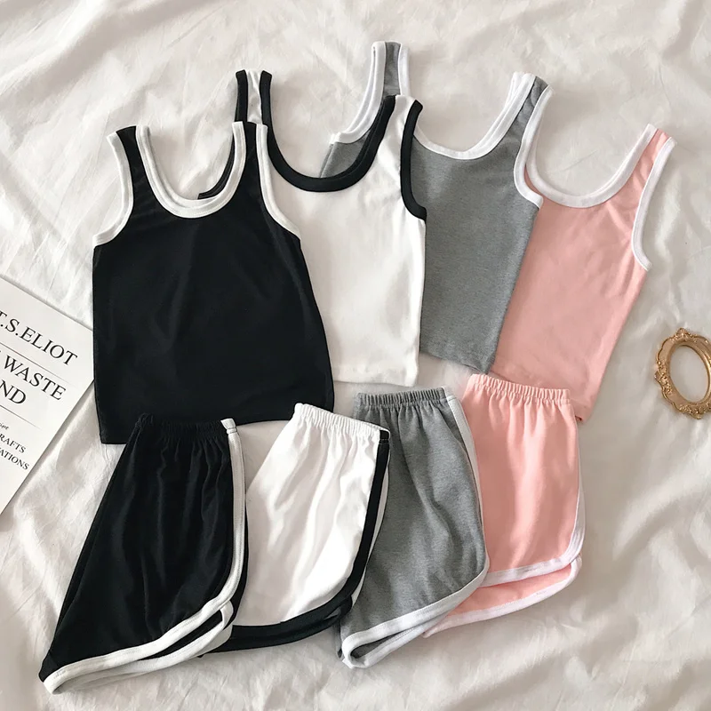

Casual Two-Piece Suit Sports Shorts