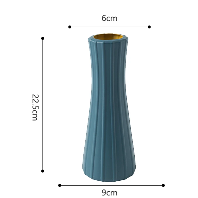 

Plastic Vases Home Decoration Anti-ceramic Vases European Wedding Modern Decorations Ornament Home Decor