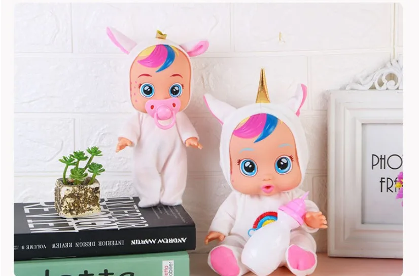Плач кукла Baby10-Inch плач слезы 2 поколения девочка игрушка подарок для малыша |