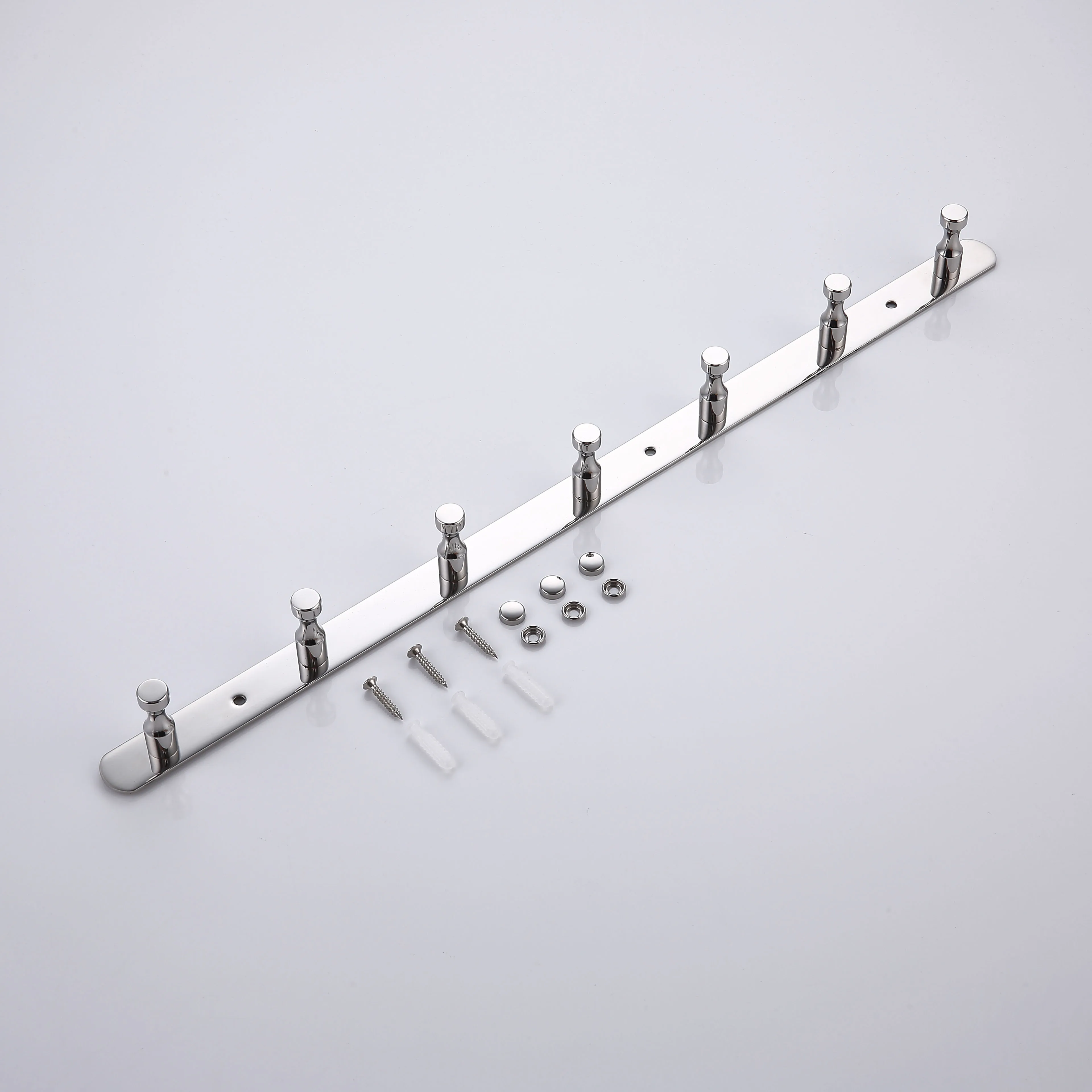 

Bathroom Accessories Hanger Towel Hooks Wall Mounted Kitchen Hook 304 Stainless Steel Hardware Clothes Holder, Chrome