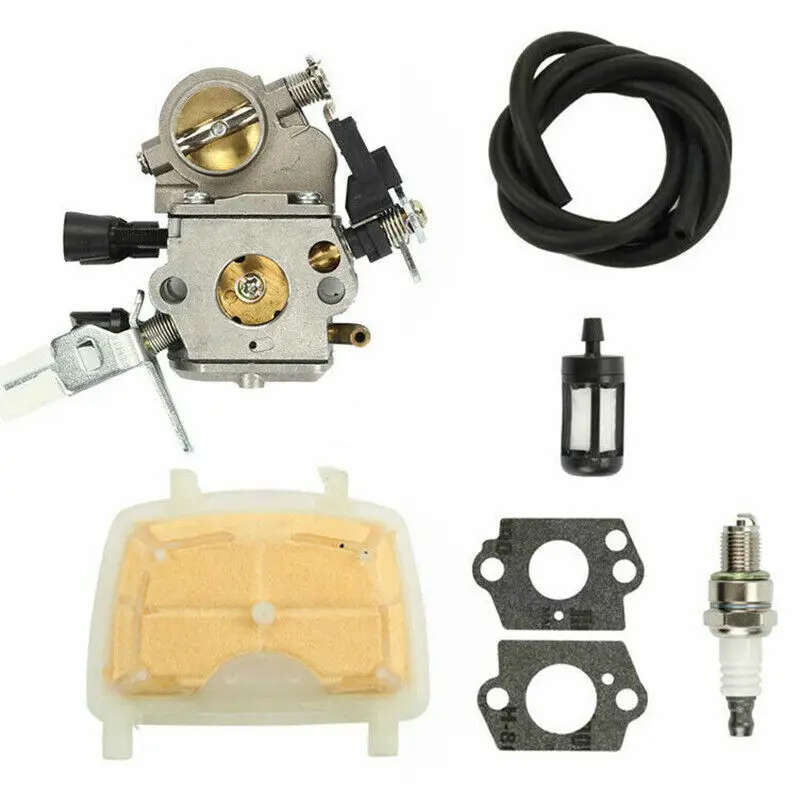 

& Air Filter Carburetor Kit For Stihl MS171 MS181 MS211 Chainsaw 7pcs/Set