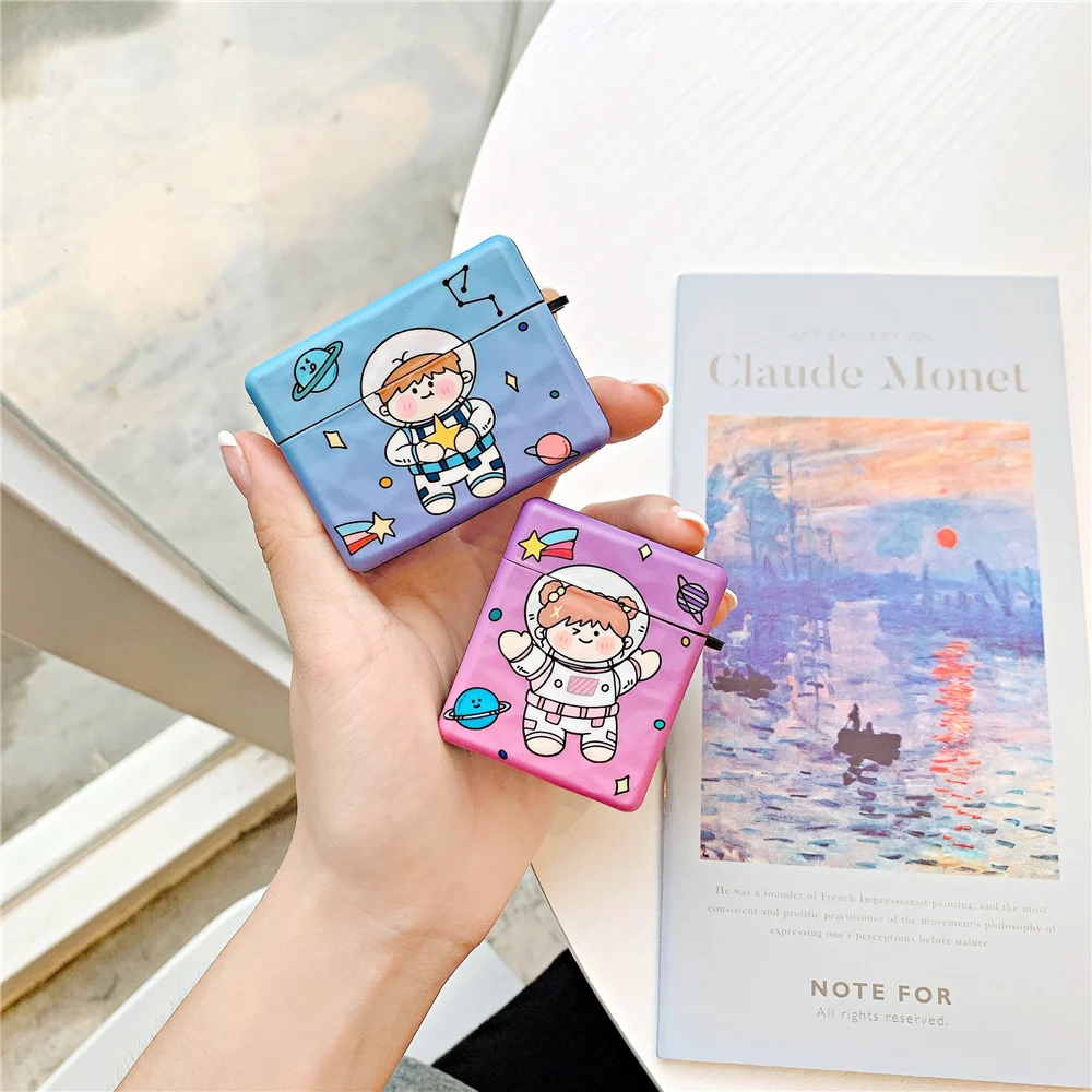 Cool Space Man Case For Airpods pro Cases Astronaut bluetooth Earphone Charging Box Protective Cover Air pods 2 1 capa | Электроника