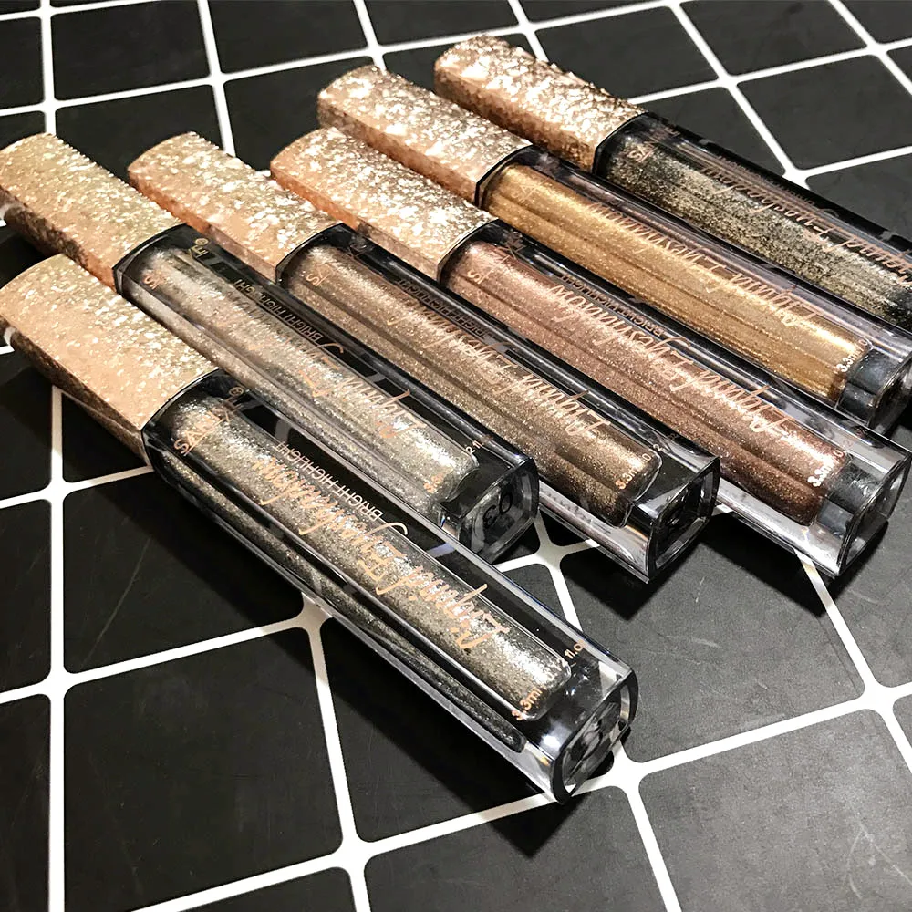 SANIYE фирменные жидкие тени для век Блеск длительное мерцание водостойкая