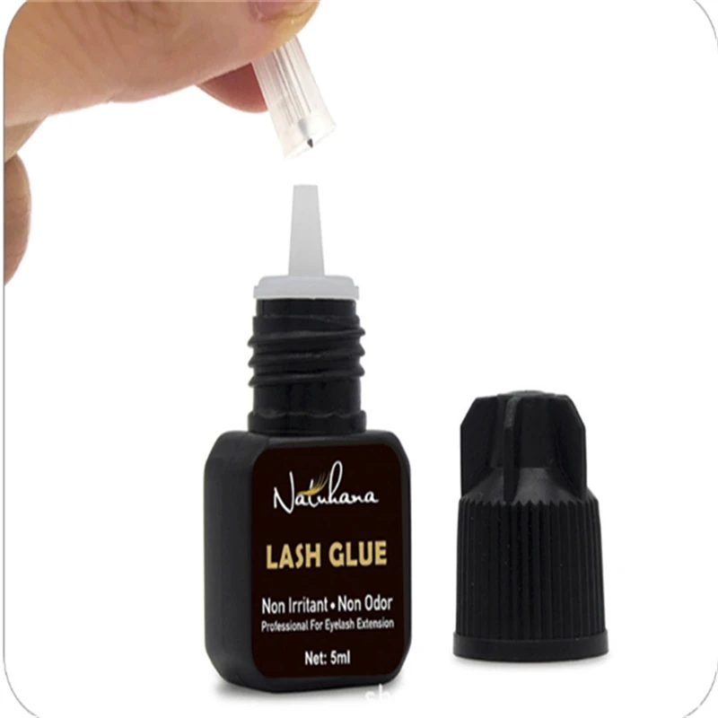 

5ml 1 Second Fast Drying Strong False Eye Lash Extension Glue Adhesive Retention 5-7 Weeks Low Smell Mink Eyelash Glue