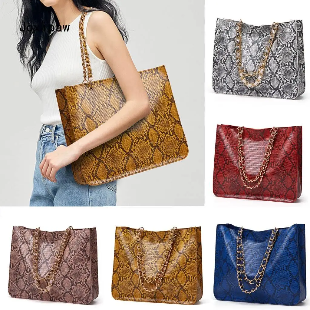

Women Handbags Bags for Women 2021 Serpentine Pattern Zipper Messenger Bags Shoulder Bag Armpit Bag