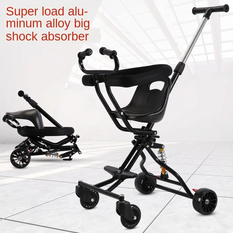 1.5-6 Years Old Baby Stroller Baby Artifact Four-wheeled Kids Stroller Children s Portable Baby Trolley