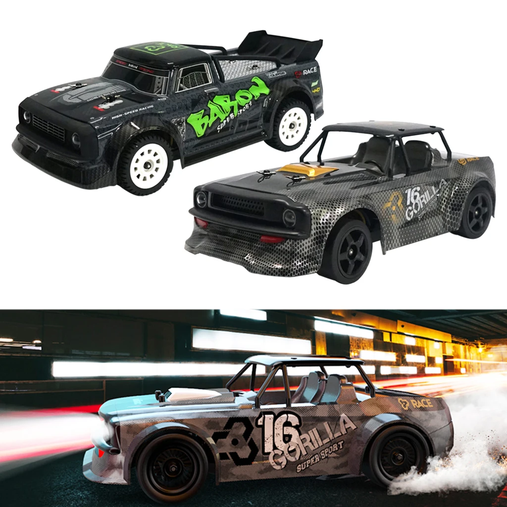 

RC Car 2.4G 1/16 4WD Car High Speed Flat Running Rally Car 80m Control Range, 30km/h