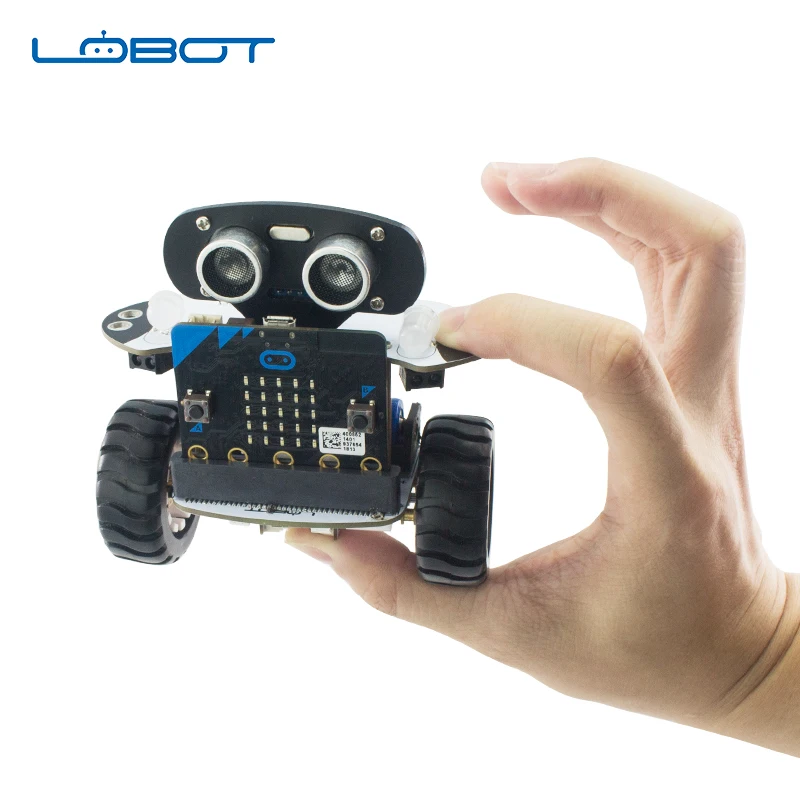 LOBOT робот Arduino DIY Qbit Micro:Bit Программируемый Интеллектуальный автомобиль с